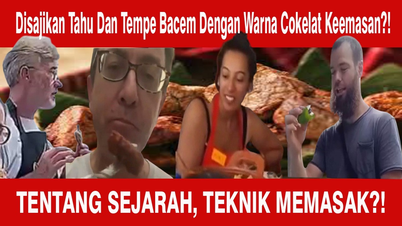 Bang Bule Mencoba Tradisional Food Jogja  Tempe Tahu Bacem?!