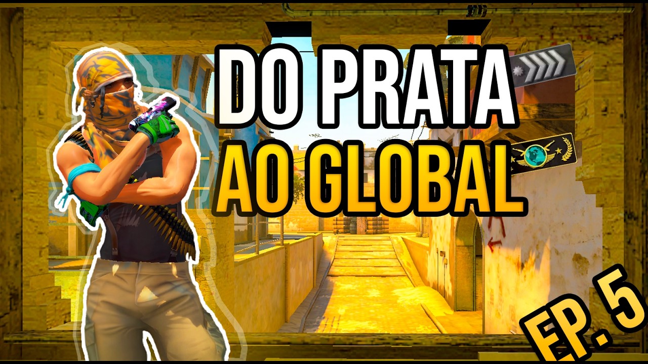 do PRATA ao GLOBAL CS #5 - Gameplay Comentada Mirage e Inferno