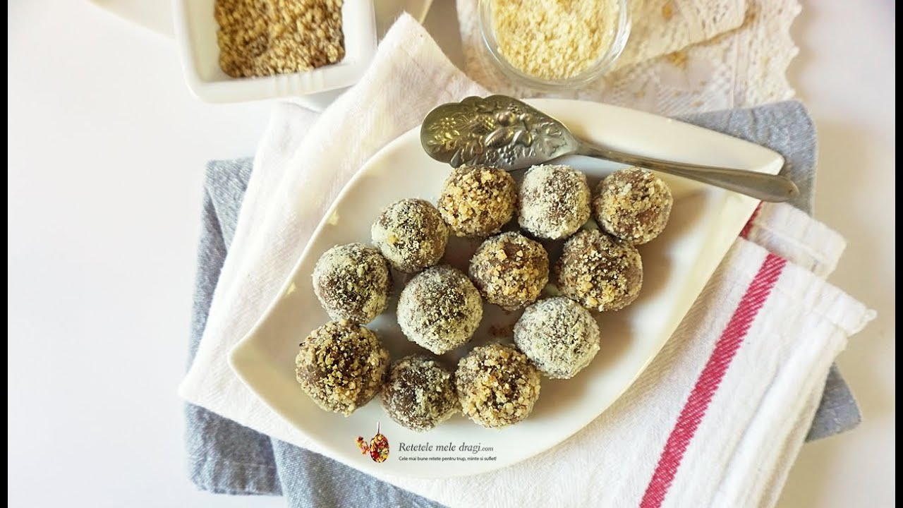 BOMBOANE RAW CU NUCI, MIGDALE SI CURMALE  FARA ZAHAR