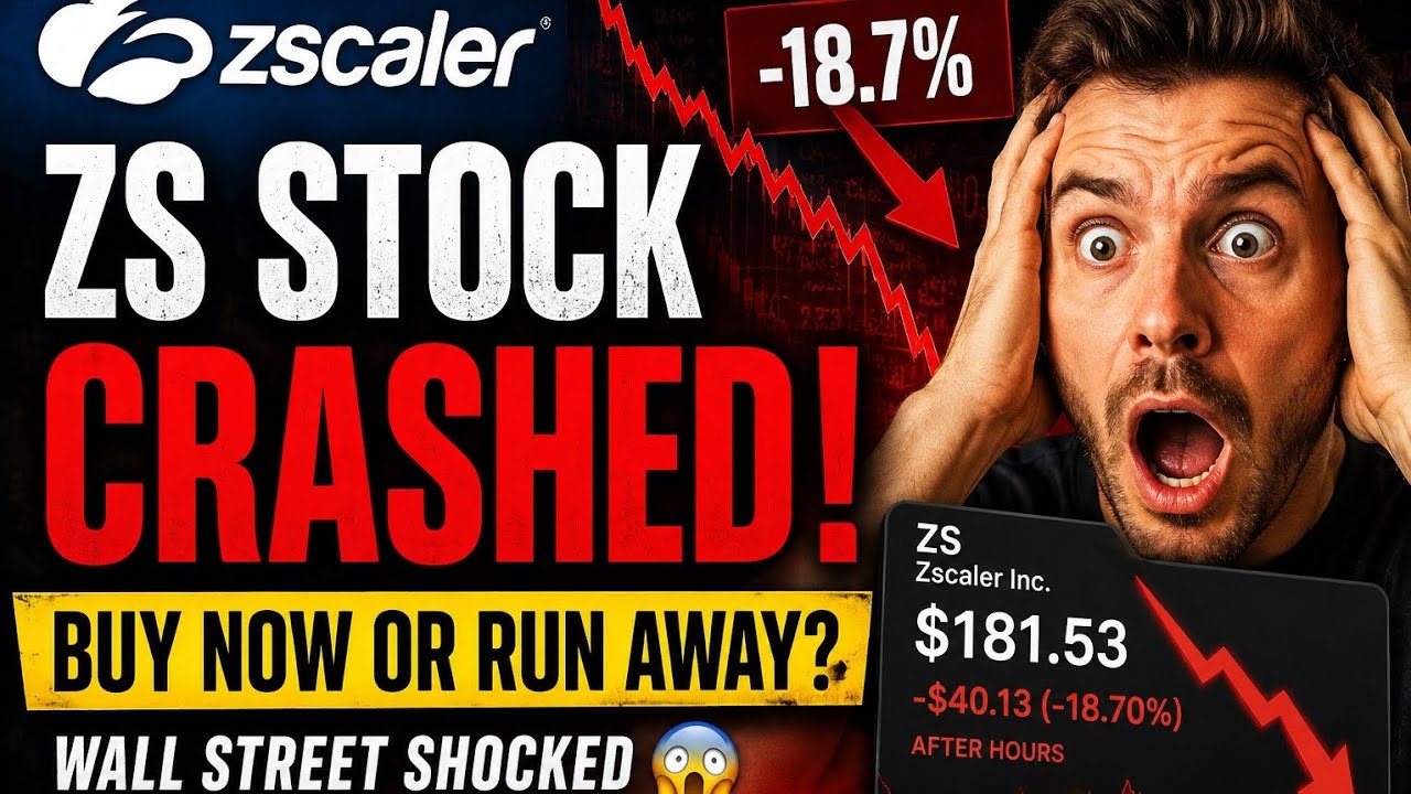 Zscaler Stock Crash Explained | Buy The Dip or Run Away?#finance #stockmarket #investing #stocks