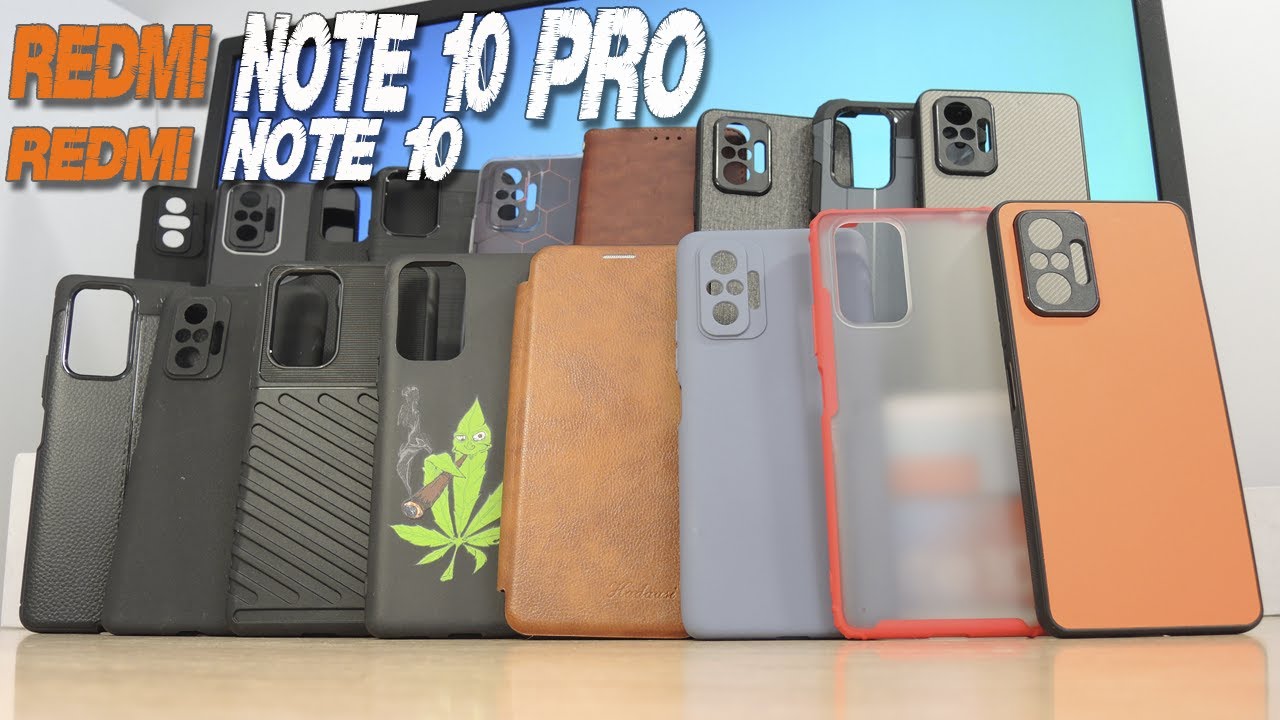 Большая подборка чехлов для смартфонов  Xiaomi Redmi Note 10 и Redmi Note 10 PRO