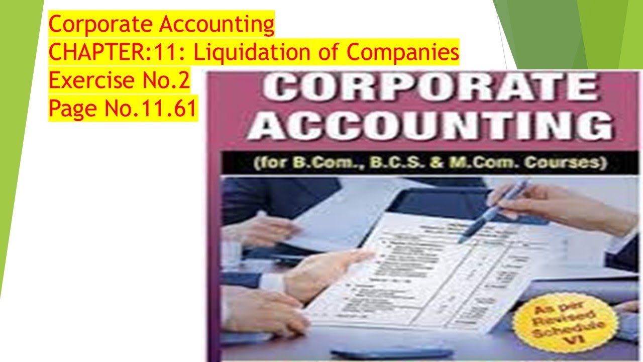 Liquidation of Companies – Statement of Affairs & Final Accounts Guide/P.NO.11.61/EX.NO.2/CH:11 