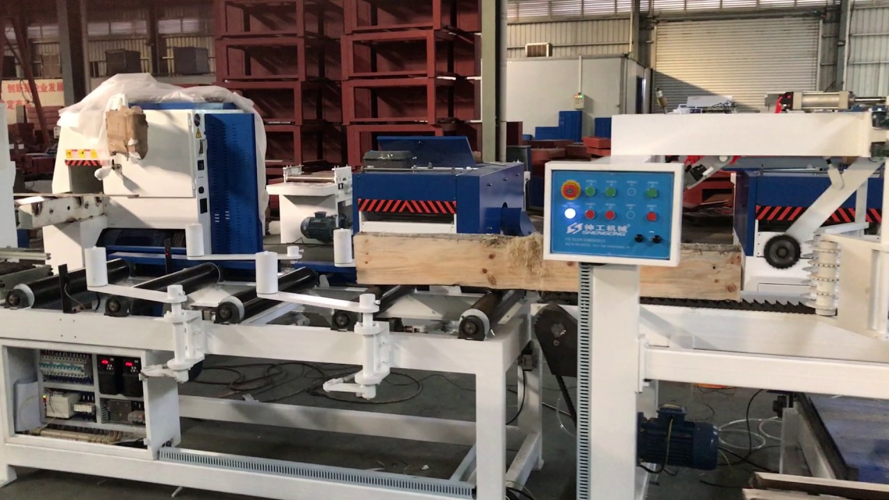 Multi Rip Saw Production Line For Small Log