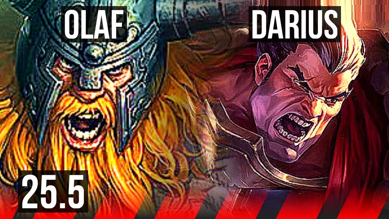 OLAF vs DARIUS (TOP) | 8/3/7 | KR Diamond | 25.5