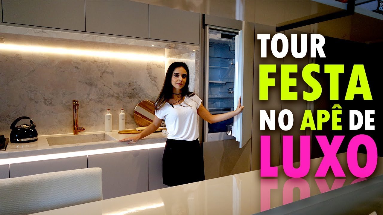 Tour Apê decorado 125m Super dicas casa