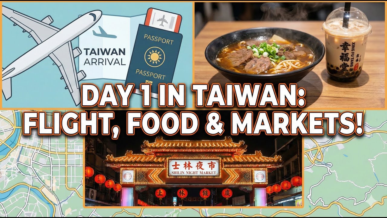 Taiwan Arrival, Lucky Draw & Shilin Night Market Food (Ximending & Shilin)