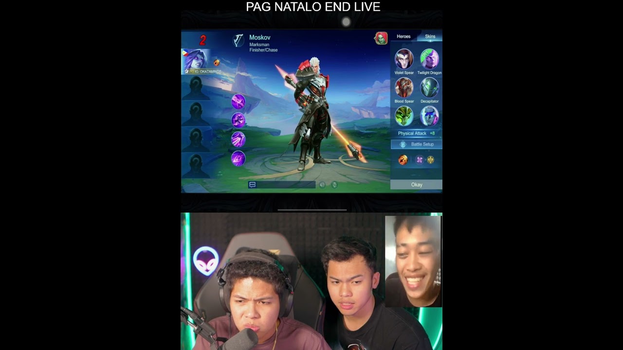 Moskov vs lesley ( MAYABANG NAG AWAY )