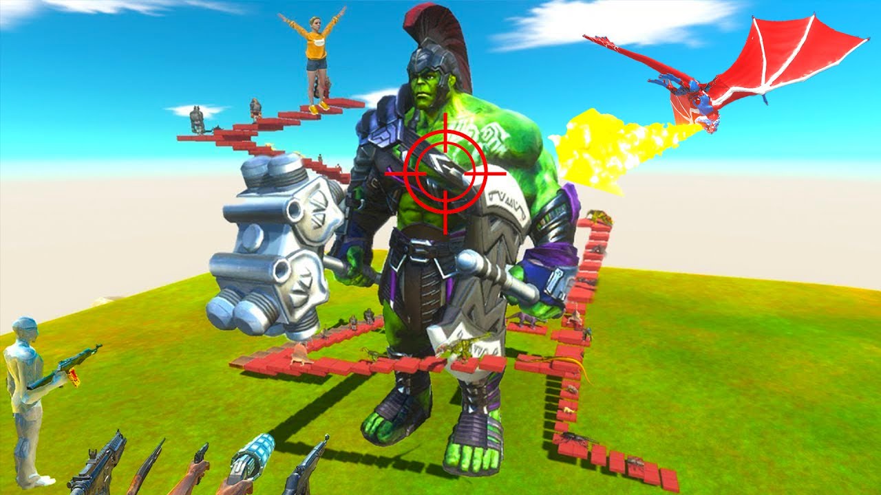 AROUND HULK WARRIOR RESCUE MISSION - Animal Revolt Battle Simulator