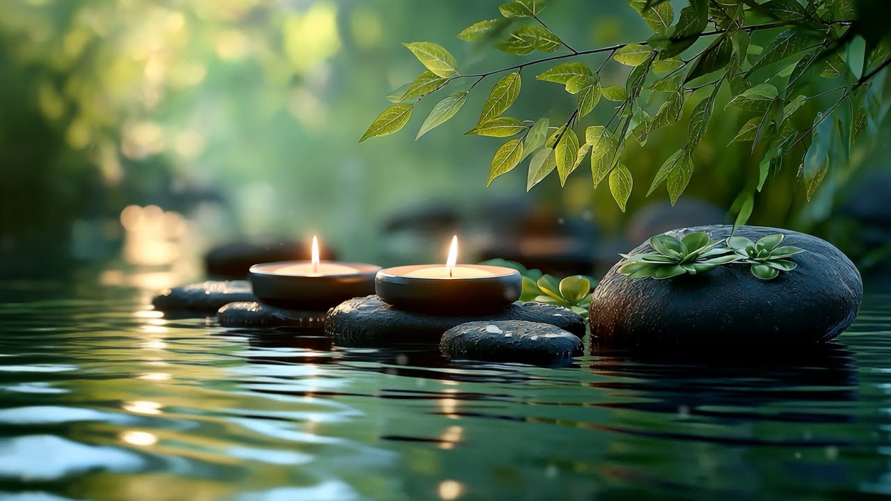 Relaxing Music & Water for Zen Moments | Peaceful Daytime Soundscape