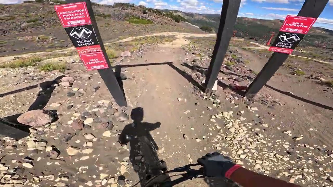 Bike park nevados de chillan pista el aguila