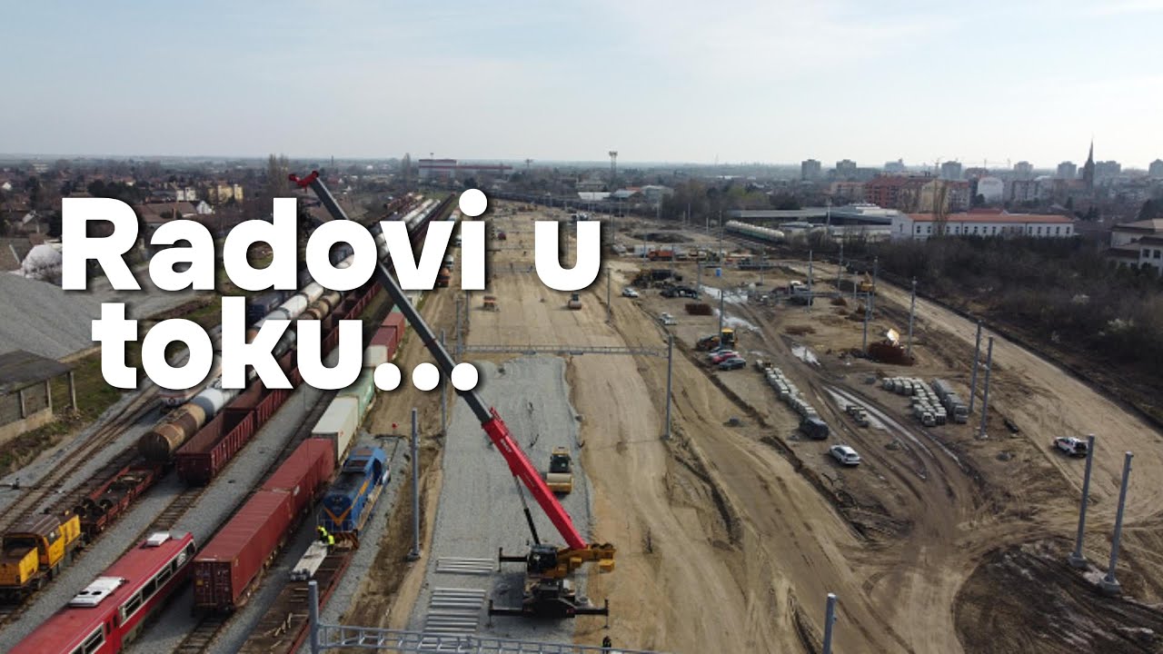 Novi Sad - Subotica izgradnja pruge - deonica Losinjska -Centar grada