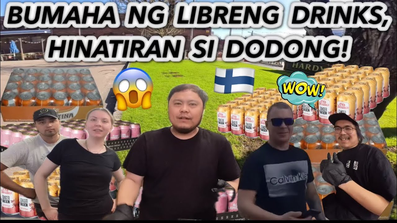 BUMABAHA NG LIBRENG PAGKAIN AT DRINKS😱/FILIPINO FAMILY LIVING IN FINLAND/AZELKENG