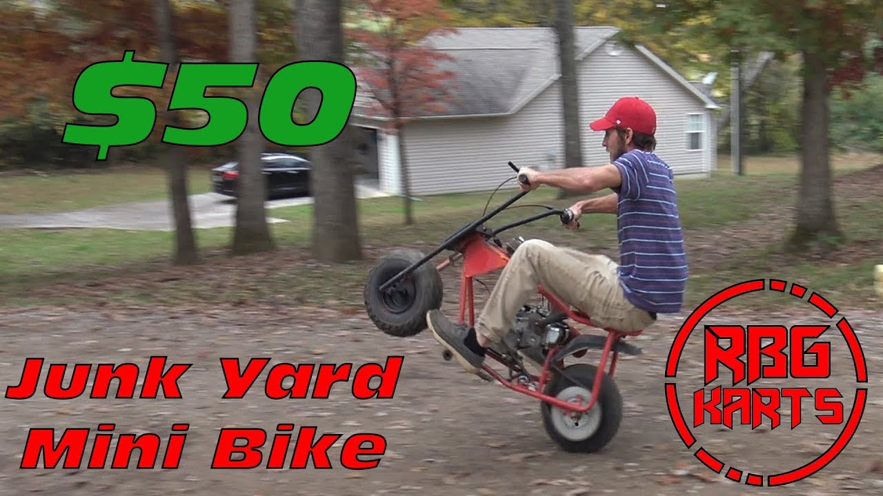 $50 Junk Yard Mini Bike Build & Wreck ~ Mini Bike Monday
