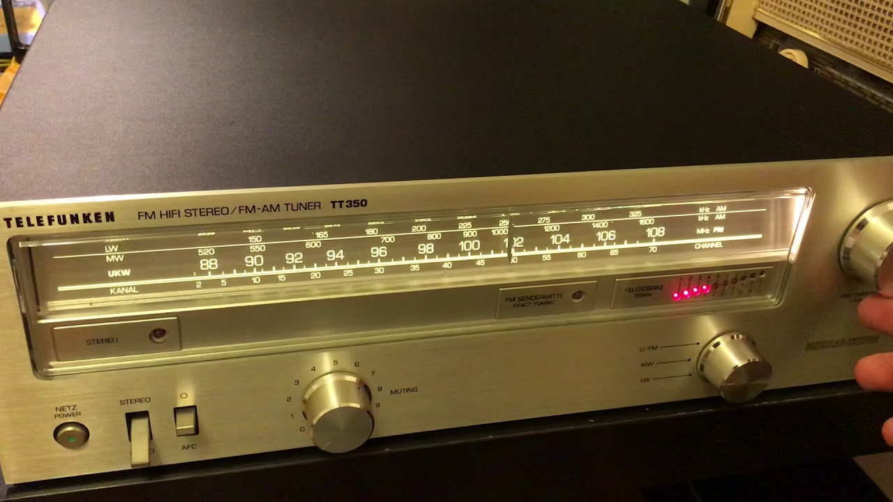 TELEFUNKEN TT 350 AM MW СВ reception 