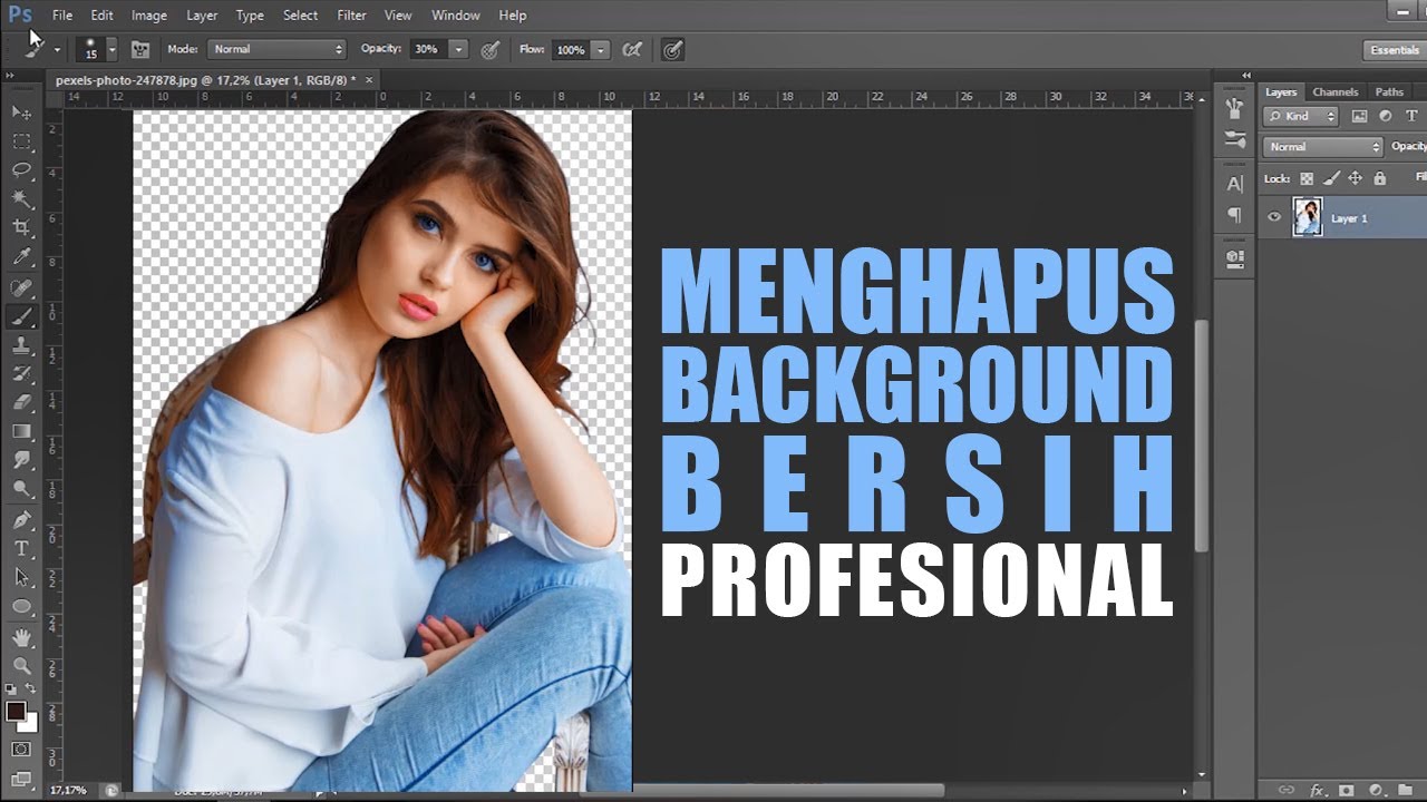 Tutorial Photoshop Menghapus Background Profesional