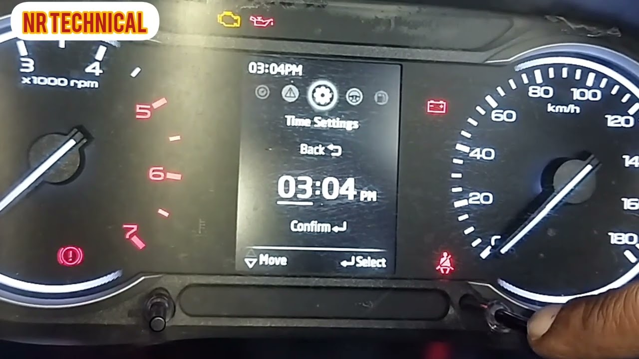 BOLERO NEO CLUSTER METER TIIME SETTING