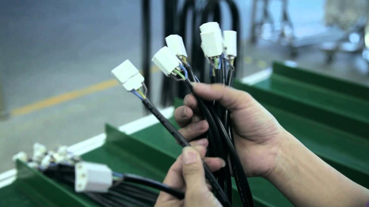 Power Cord manufacturing production line.