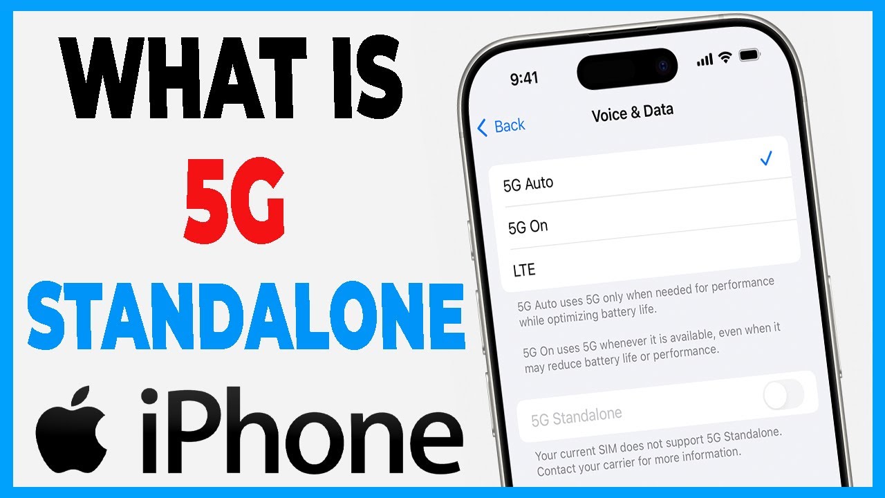 what is 5g standalone in iphone || voice over 5g standalone iphone || how to stop 5g on iphone