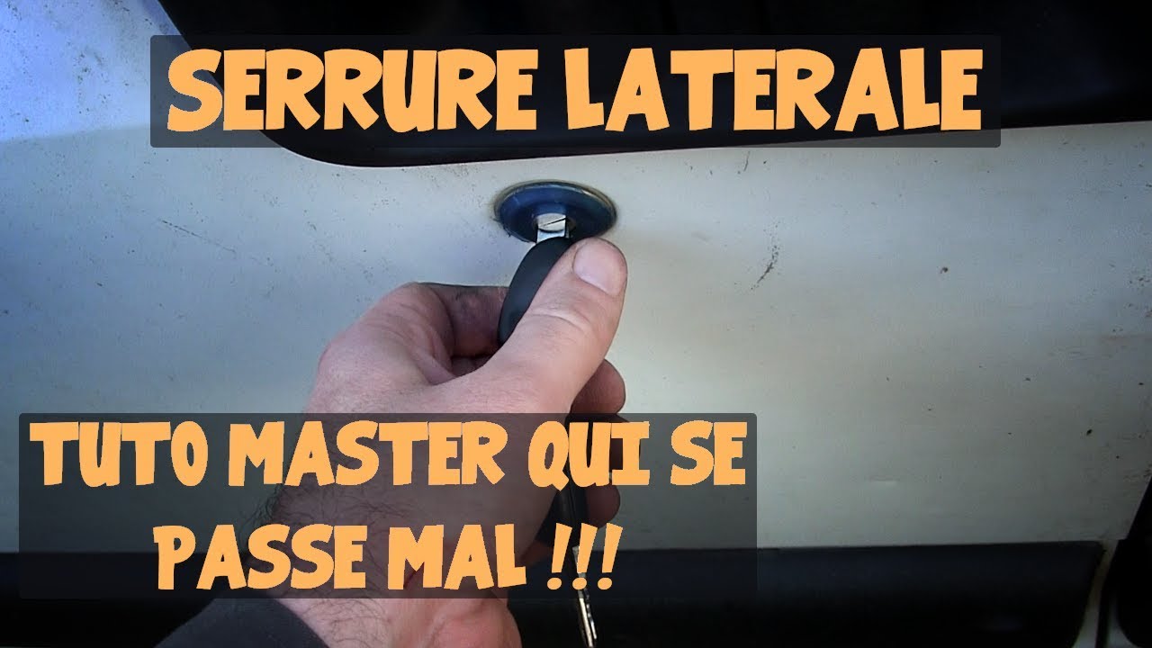 Renault Master #07 Serrure porte latérale