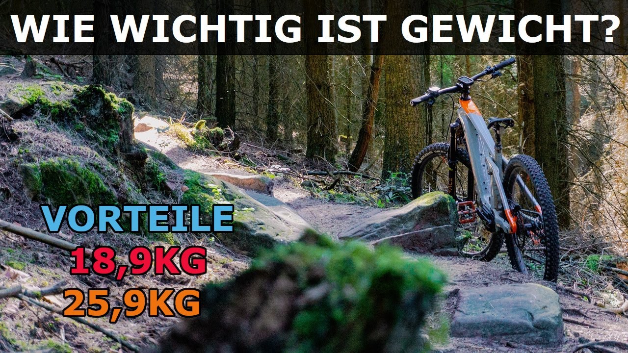 eMTB Gewicht - Wie wichtig ist es? Meine Erfahrungen mit 18,9kg und 24,5kg Bikes