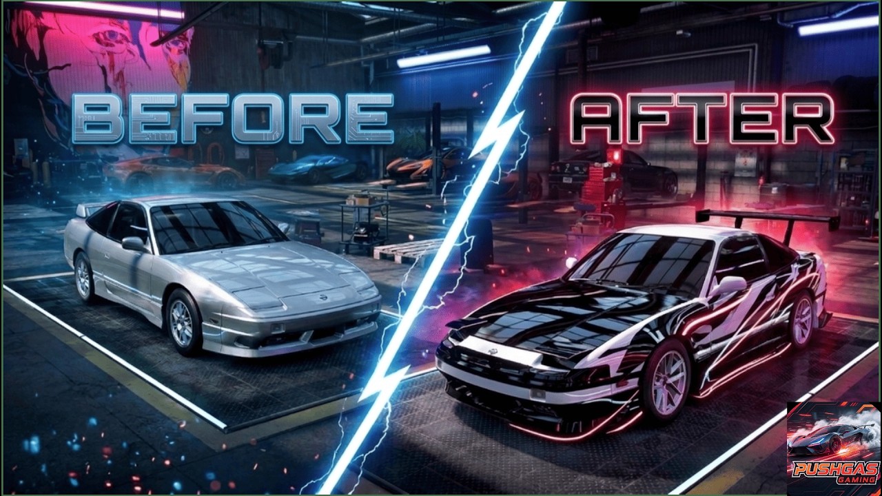MAX BUILD Nissan 180SX Type-X with Ultimate+ Parts | NFS Heat