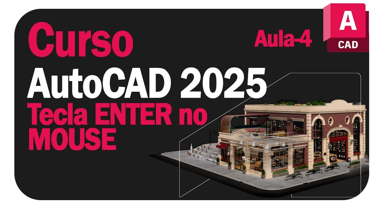 AUTOCAD 2025 CURSO  -  Configurar Tecla Enter No Mouse