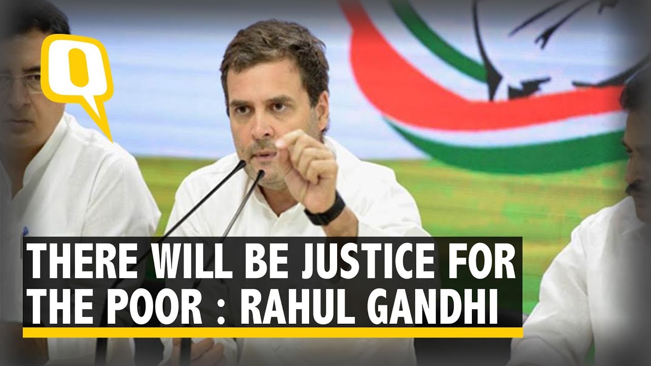 Rs 72,000 a Year for Poorest 20% Families: Rahul’s Poll Promise | The Quint