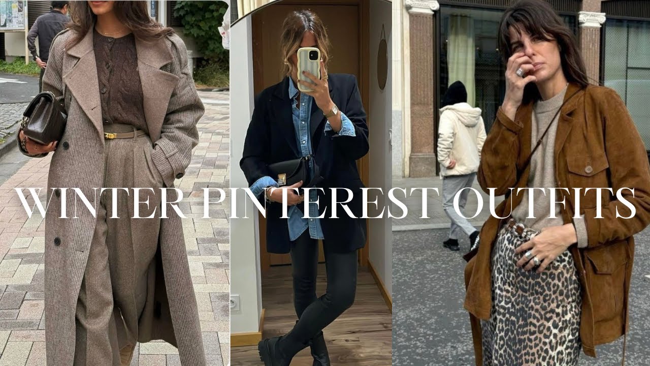 RECREATING WINTER PINTEREST OUTFITS 2024 | Casual Outfit Ideas