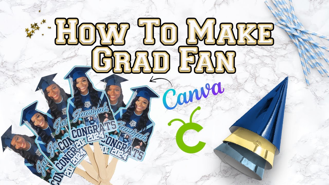 Как сделать выпускной веер с помощью Canva и Cricut