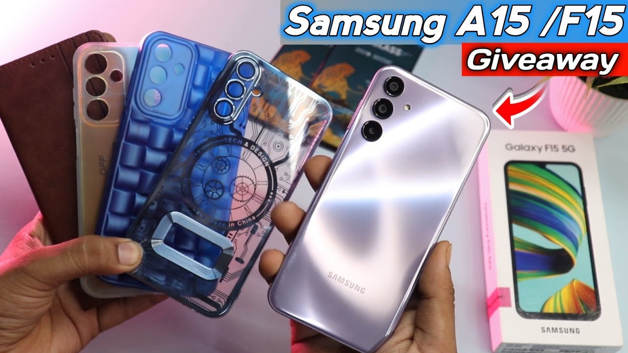 Samsung F15 5G Best Cover and Glass | Best Tempered Glass⚡Best Case