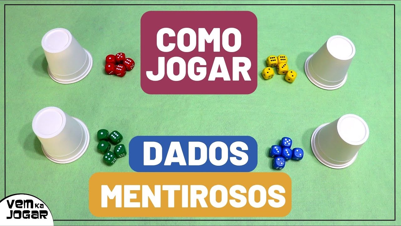 Liar´s Dice - Como Jogar Dados MENTIROSOS