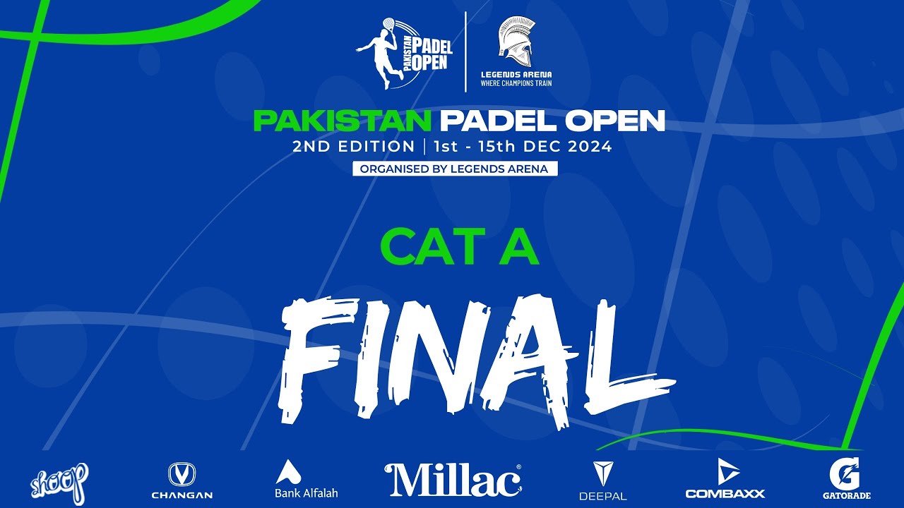FINAL - CATEGORY A | PAKISTAN PADEL OPEN 2024