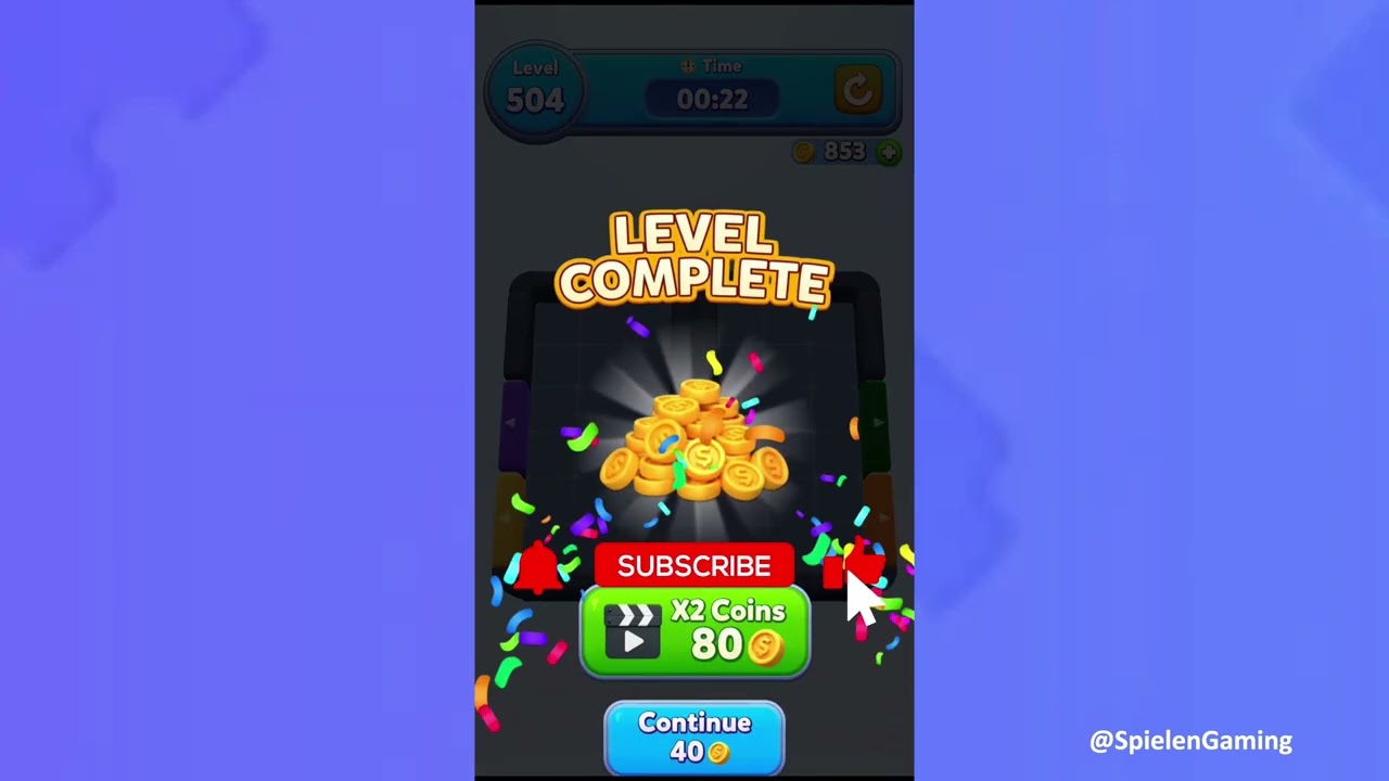 Color Block Jam Level 504 Solution Walkthrough