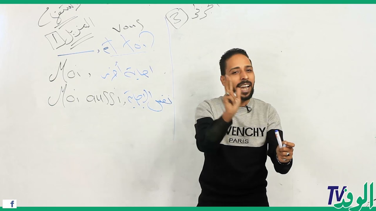 مراجعة على الوحدة الثانية في اللغة الفرنسية للصف الاول الثانوي