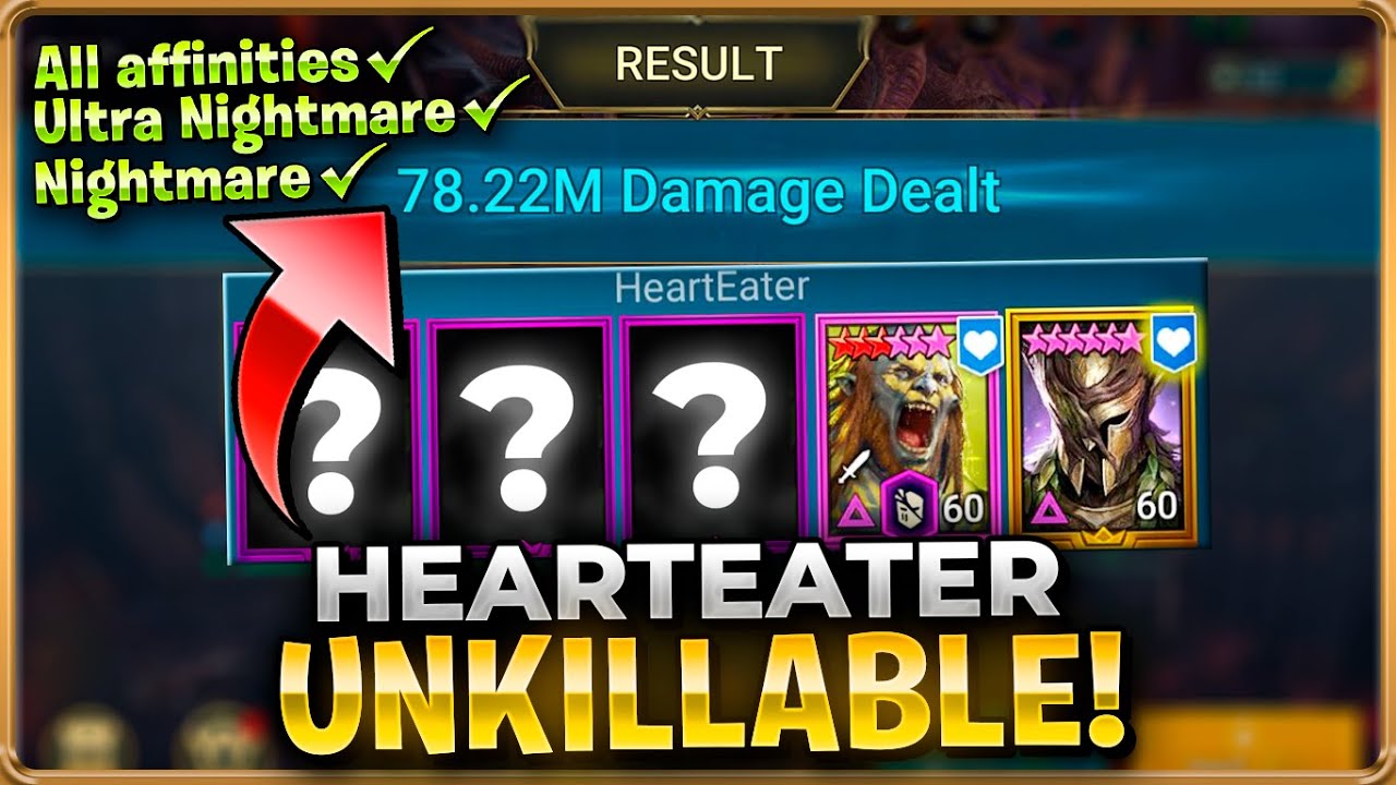🔥NEW Hearteater Unkillable Guide | Emic Trunkheart Raid Shadow Legends [Test Server]