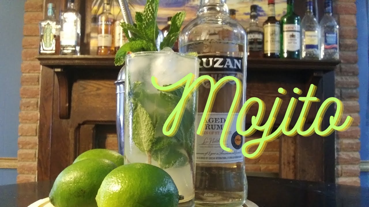 Easy Rum Cocktails - Make a Mint Syrup Mojito