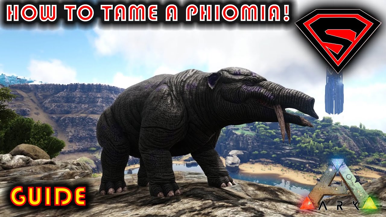 ARK HOW TO TAME A PHIOMIA 2020 - EVERYTHING YOU NEED TO KNOW ABOUT TAMING A PHIOMIA