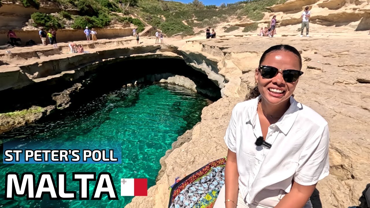 St. Peter’s Pool Malta: O Paraíso Escondido Que Você PRECISA Conhecer! 🌊🇲🇹 | Canal Hoje Tem