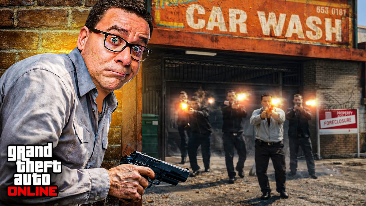 GTA 5 Online CAR WASH #4 - ATAQUE DA MÁFIA ARMÉNIA