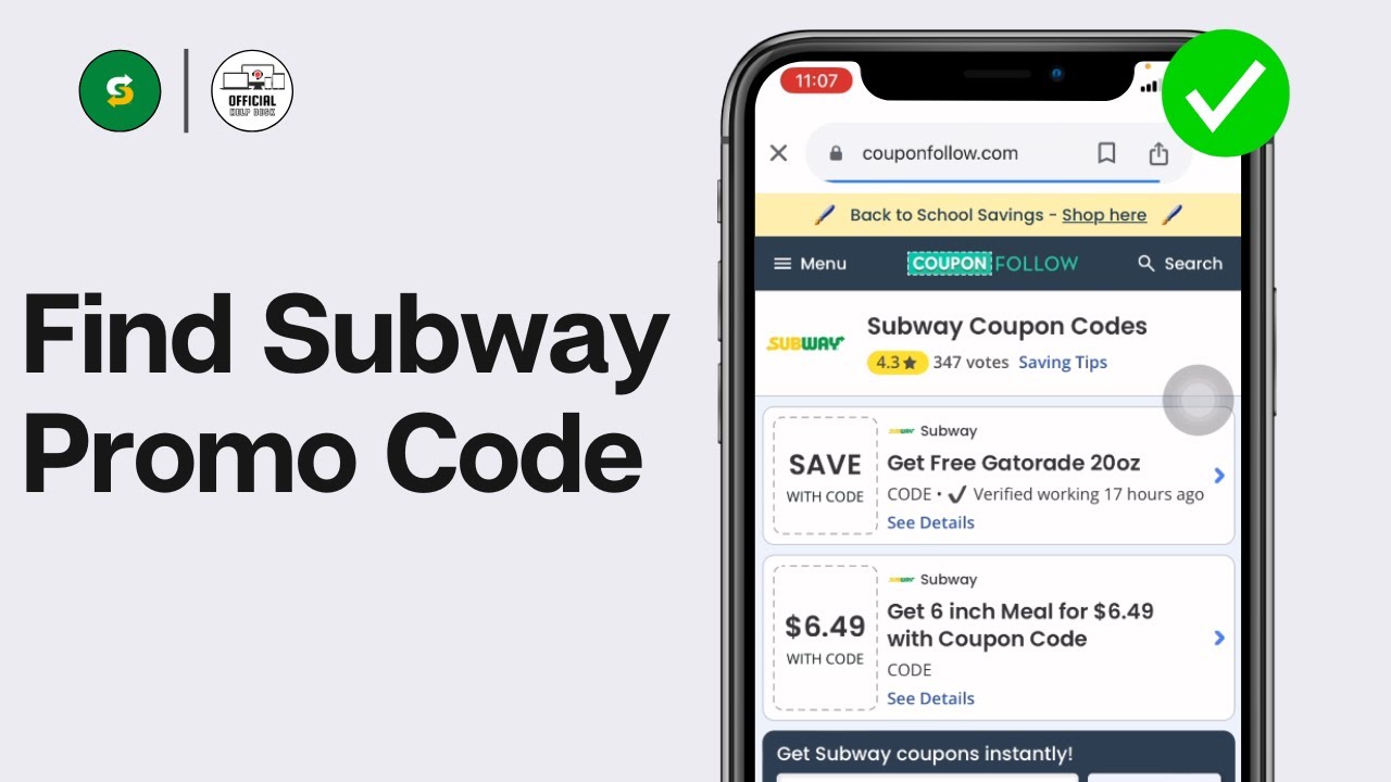How To Find Subway Promo Code 2024 (WORKING METHOD)
