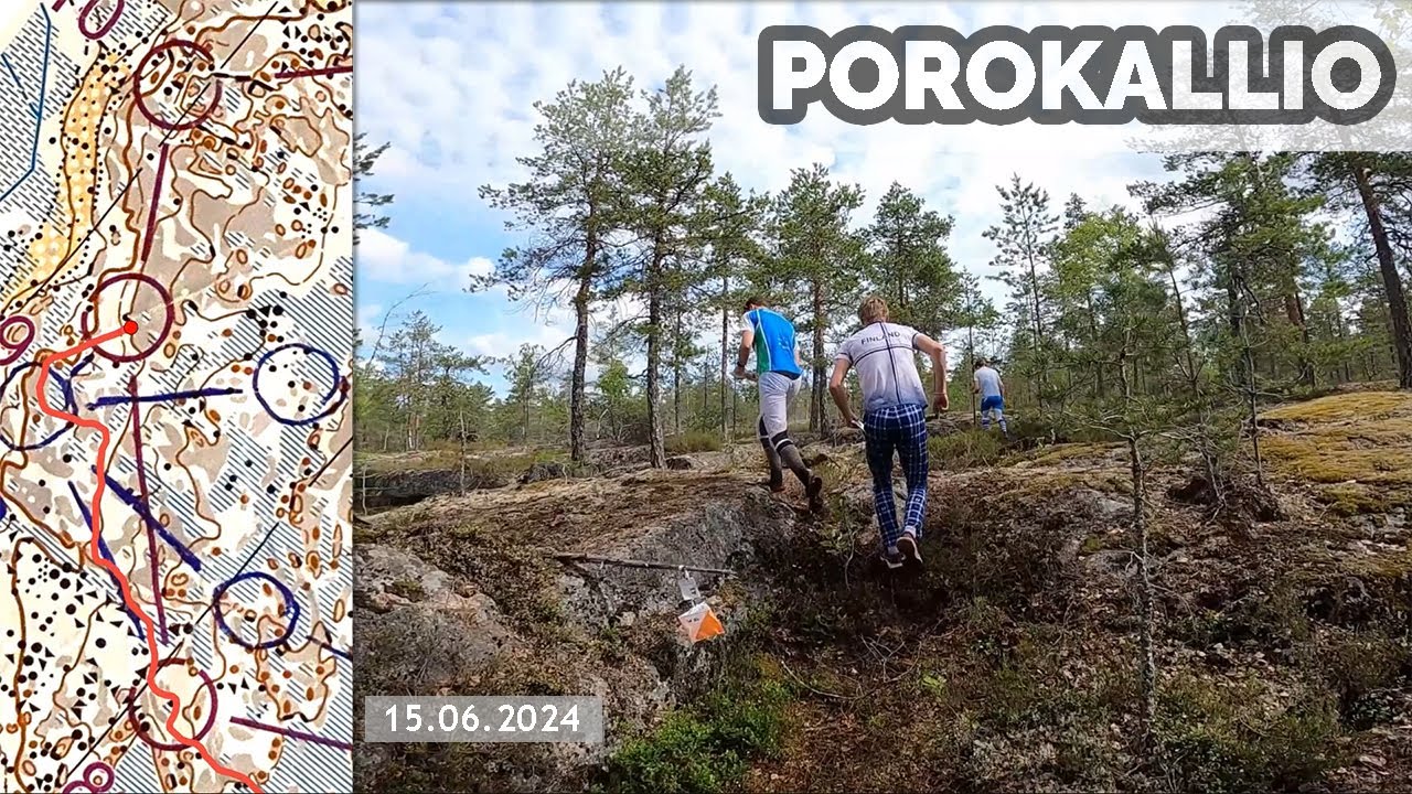 Headcam Orienteering: Porokallio, Finland
