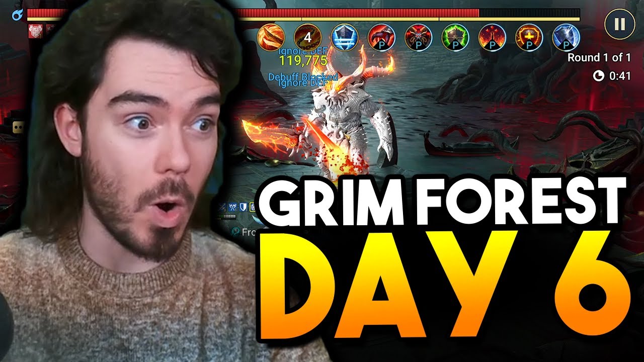 GRIM FOREST - Day 4-6!! (TAURAZE) | RAID: Shadow Legends