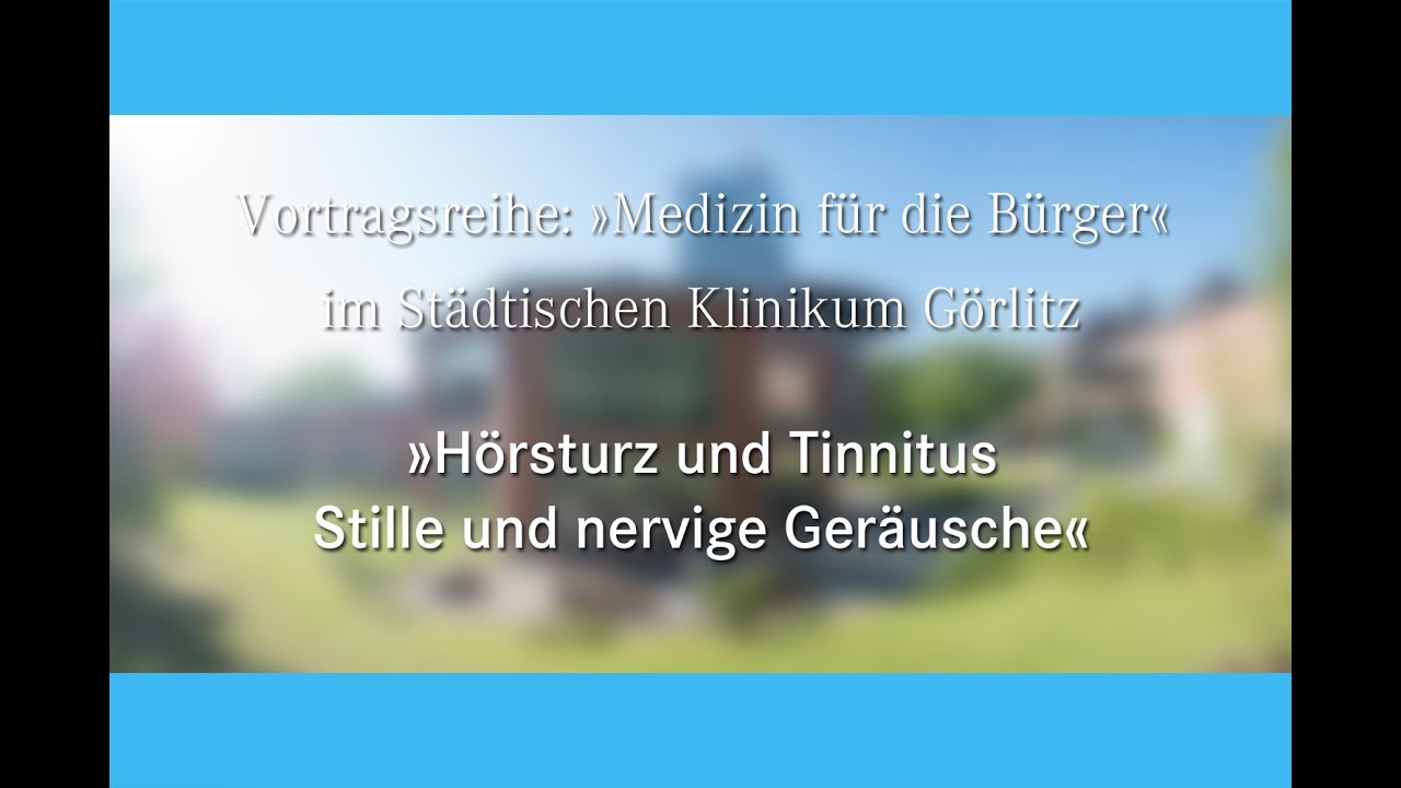Hörsturz und Tinnitus - Stille und nervige Geräusche