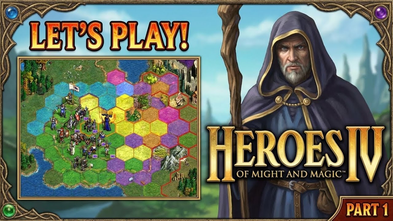 Heroes of Might and Magic IV – Relaxing Strategy Gameplay (No Commentary)
