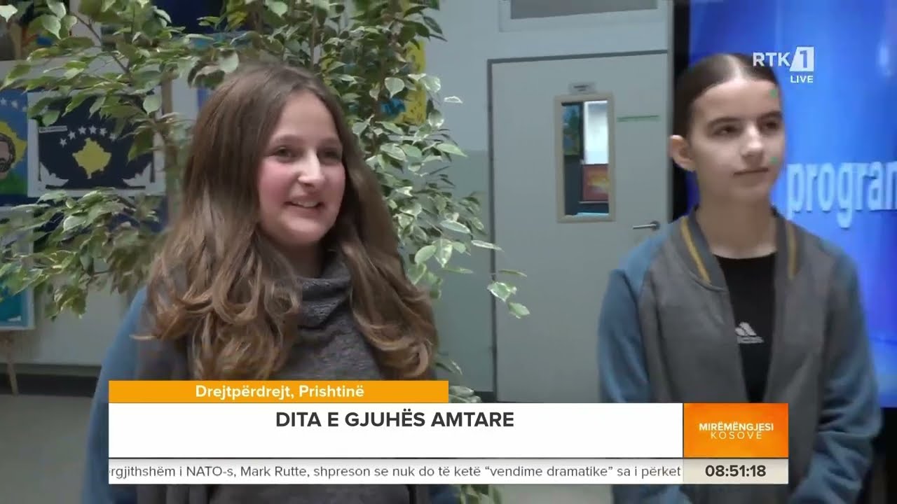 Zarife Bajgora - Shkolla “Emin Duraku” Prishtinë - Mirëmëngjesi Kosovë 21.02.2025