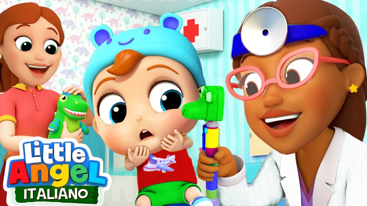 Il Dottor Dino ti curerà 👩🏻‍⚕️🦖 Cartoni Animati Con Gianni Piccino - Little Angel Italiano