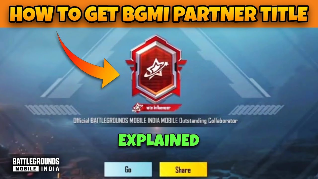 HOW TO GET BGMI PARTNER TITLE YES OR NO? 🤔 | BGMI PARTNER TITLE REQUIREMENTS 2025