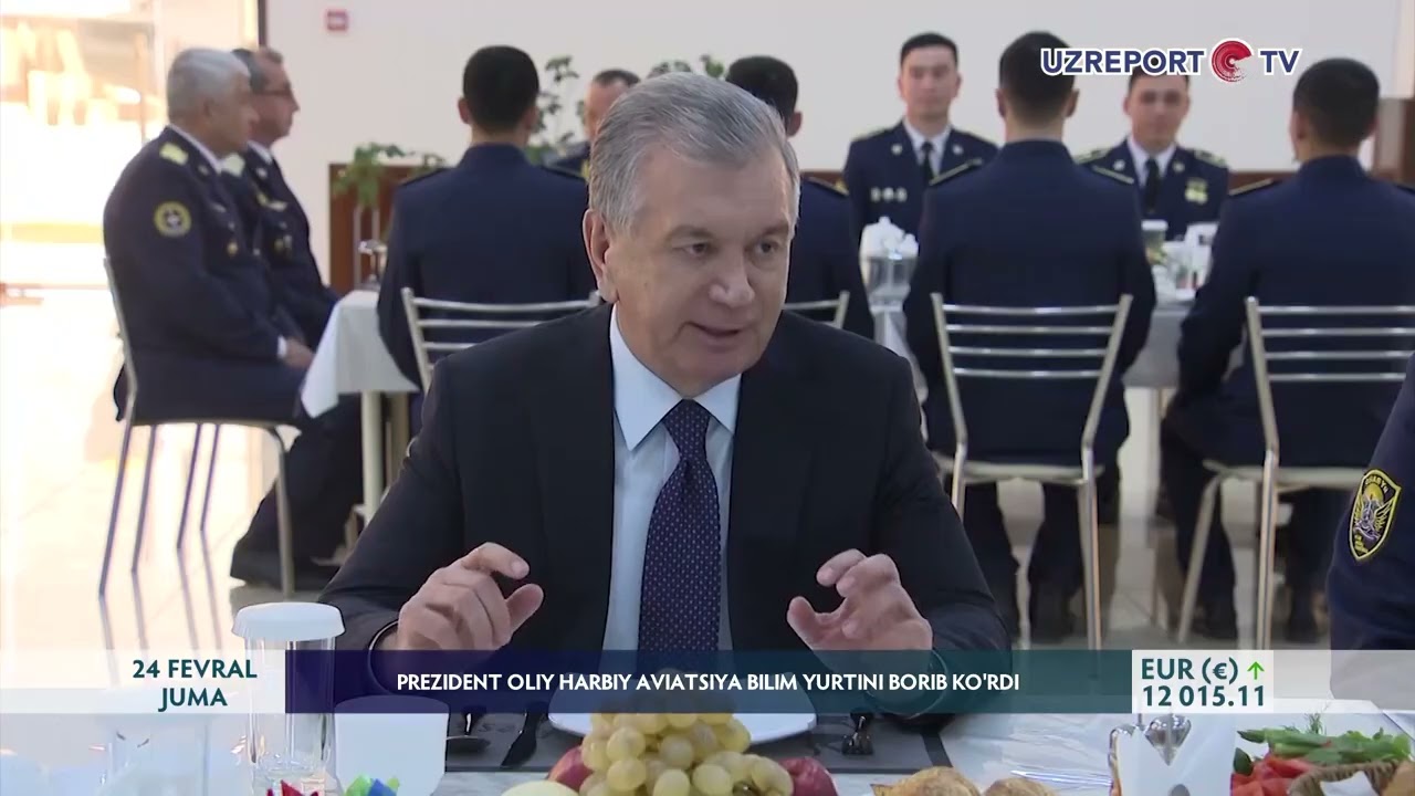 Prezident oliy harbiy aviatsiya bilim yurtini borib ko'rdi