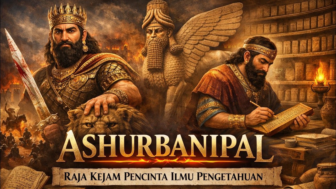 Ashurbanipal – Raja Kejam Pencinta Ilmu Pengetahuan #mesopotamia #film #sejarah #foryou #fyp #fypシ 