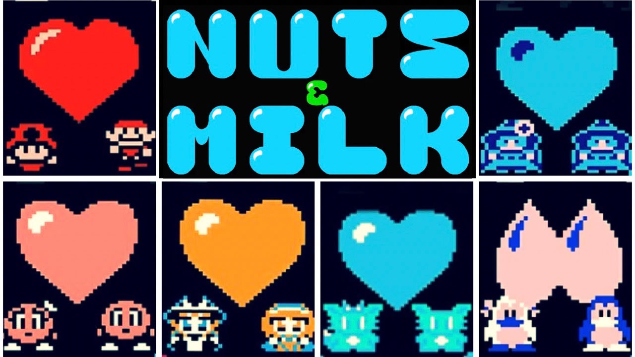 🌰Nuts & Milk🥛BEST NES HACKS|Don't Miss Kirby's Nuts😉|HD